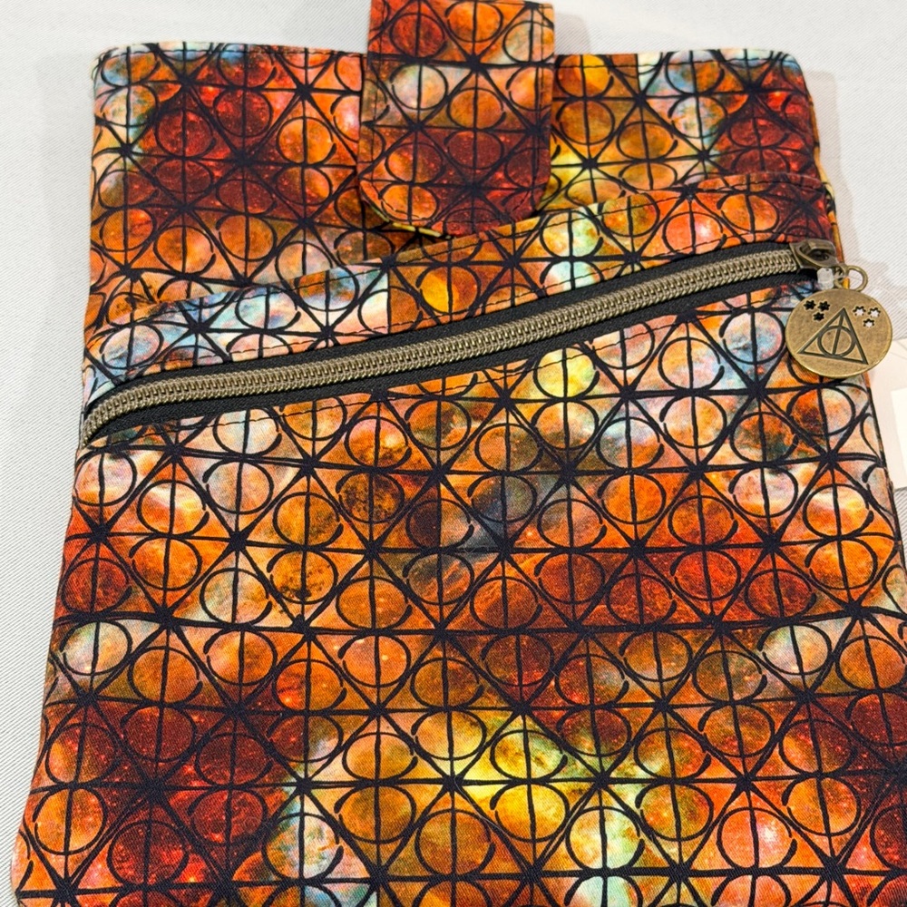 Handmade Harry Potter Themed Fabric Tablet Journal Pouch Sleeve